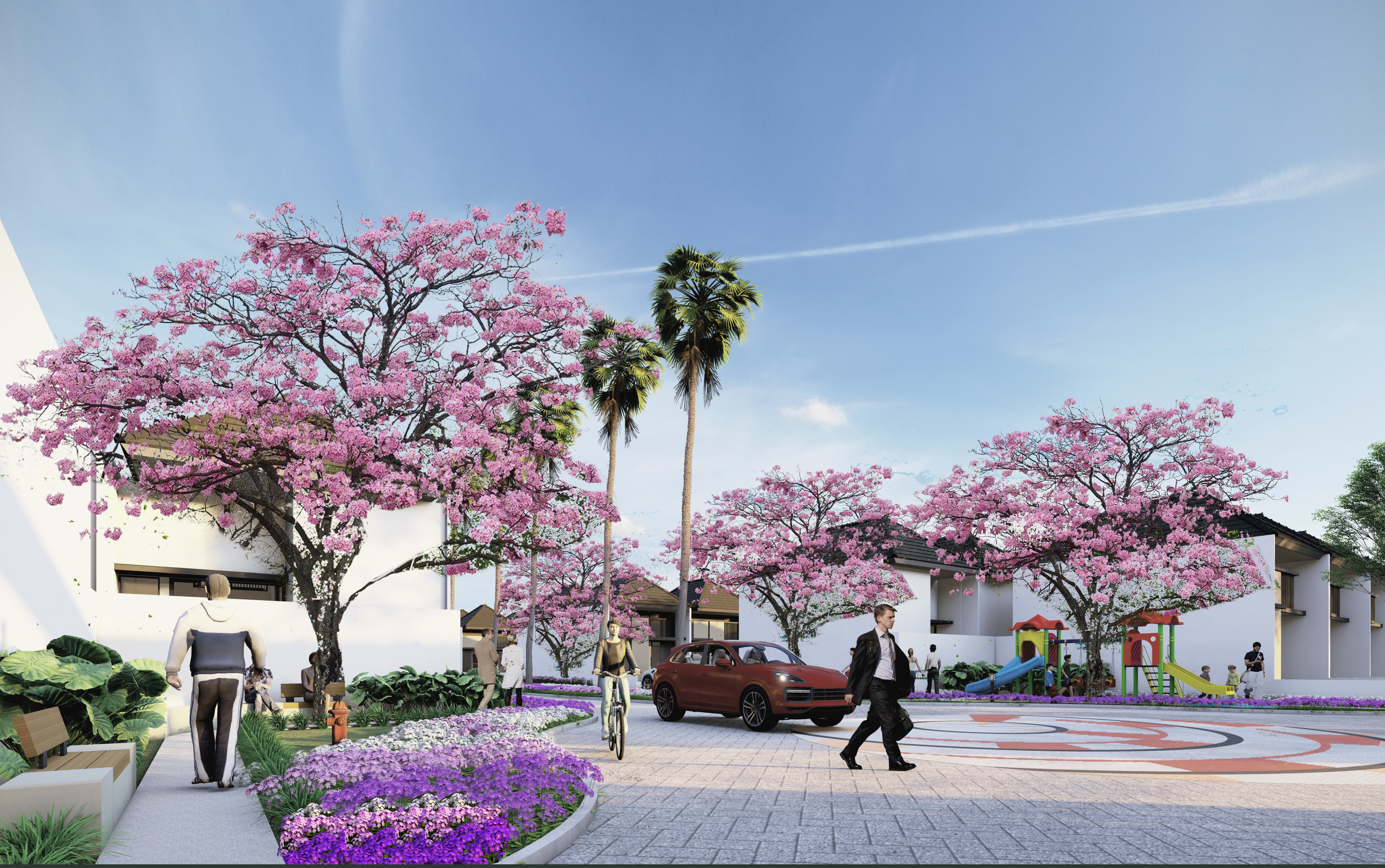 Selain Terjangkau, Hunian Sehat di Metland Cileungsi Ini juga Dilengkapi Taman Tabebuya